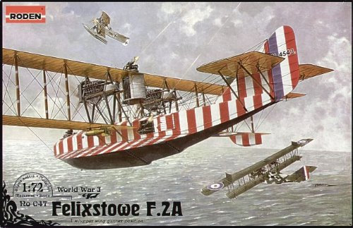 Roden 047 Modellbausatz Felixstowe F.2A w/upper wing gunner position