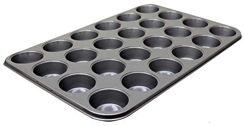 Thunder Group SLKMP024 24 Cup Muffin Pan, Non Stick, 0.4 mm