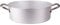 Pentole Agnelli PCMX0420 Casseruola Alta in Alluminio con 2 Maniglie, Inox, 20 cm