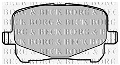 Borg & Beck BBP1835 Front Brake Pads To Fit Toyota Previa 00-