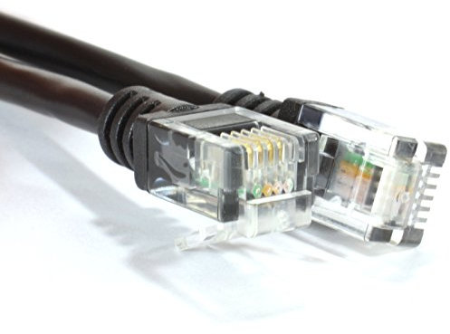 kenable ADSL 2+ High Speed Broadband Modem Cable RJ11 to RJ11 2m BLACK [2 metres]