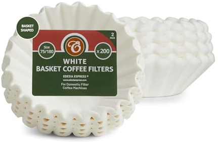 400 x 1¾ Pint / 4 to 10 Cup Basket Coffee Filter Papers by EDESIA ESPRESS