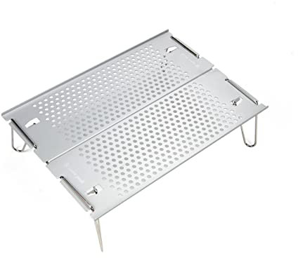 Snow Peak Ozen Solo Tisch, Aluminium, Silber, 297 x 210 x 85 mm