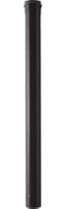 TUBO PER STUFA A PELLET CM.100 D. 80 ACCIAIO NERO PORCELLANATO