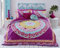 Sleepdown Bettwäsche-Set mit Kissenbezügen, Paisley-Mandala-Design, Rosa, abstrakt, wendbar, weich, für Einzelbett (135 x 200 cm)