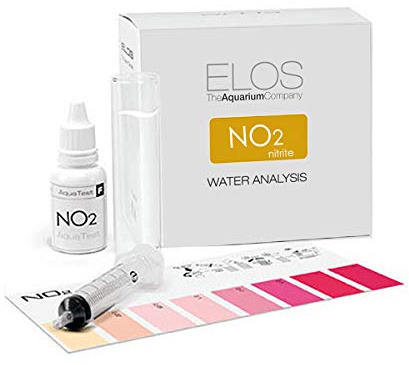 ELOS Aqua Test NO2 - Test Kit per l'analisi dell'NO2 (Nitriti) in Acqua Dolce e Marina