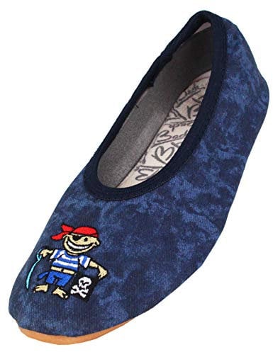 Beck Jungen Pirat Gymnastikschuhe, Blau, 30 EU