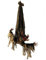 EUROPALMS Halloween Figur BAT, animiert 95cm | Halloween-Dekoration Fledermaus, animiert