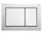 Panel dorsal Base 9,240,702 Pulsador de pared para inodoro acabado cromado mate