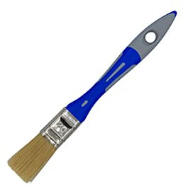 SAVY Pinceau plat bi-matière peinture mate, velours et satinée larg.20mm