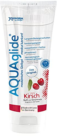 JOYDIVISION Original AQUAglide Kirsch – Gleitgel mit Geschmack, 100 ml