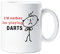 60 Second Makeover Limited Mens I'd Rather Me Playing Darts Mug Cup Husband Boyfriend Uncle Present Gift