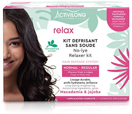 Activilong Actigloss No-Lye Relaxer Kit Regular Jojoba/Macadamia