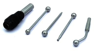 Wiggler & Center finder Set Work Edge Centre Finding Run out concentrical align 5 Pcs Set
