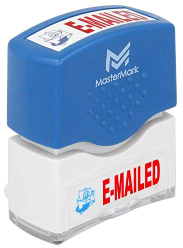MasterMark Premium 2-farbiger vorgefärbter Bürostempel (E-Mailed)