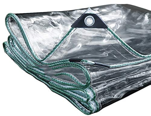 Planen Transparente Regendichte Leichte Sonnencreme Außenisolationsüberdachung Canvas Tarp Shade Wachstuch, 300 g/m² (größe : 1.6×2m)