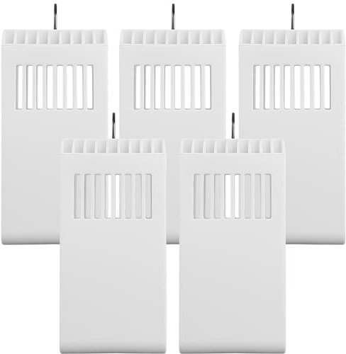 Luftbefeuchter für Heizung 5 Set inkl. Haken - Kunststoff Wasserverdunster 180ml - weiß - Wasserverdunster Verdampfer Verdunster Heizkörper Luftreiniger - Neutral