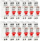 Thomson Lot de 12 Disjoncteurs à Vis PH+N - 16A NF - Pouvoir de Coupure 4.5KA - Automatique - Bouton Poussoir