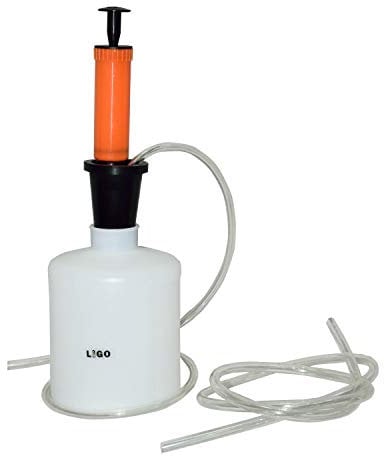 LIGO Portable Oil Extractor Change Siphon Pump, Light Weight Vacuum Fluid Evacuator Drain Pump Ar.N KX1.6L002(1.6L)