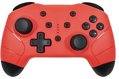X Rocker Mini Wireless Controller for Switch, Rechargeable Remote Control Nintendo Gamepad, Ergonomic Joypad with Adjustable Turbo, Dual Shock Vibration - Pocket Pro