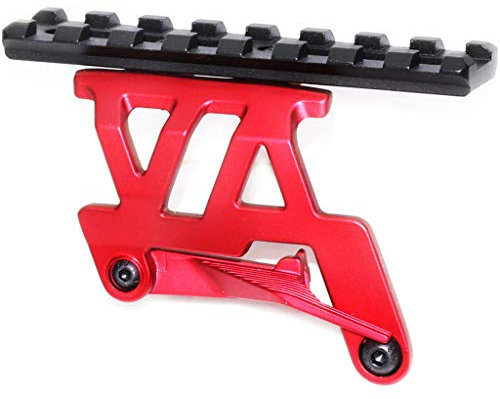 Airsoft Softair Ausrüstung 5KU Scope Mount Zielfernrohrhalterung für Tokyo Marui HI-CAPA 5.1 4.3 GBB Pistole Schwarz/Rot