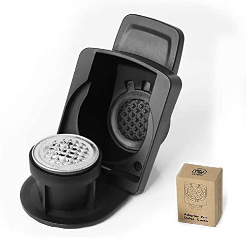 HUSHUI Wiederverwendbare Kaffeekapseln,Kaffeekapseln Adapter Kompatibel Kaffeemaschinen Zubehör Wiederverwendbare Kaffeekapseln Konverter