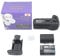 DSTE D-BG4 Vertical Battery Grip + 2pcs D-LI90 Battery Compatible with Pentax K5 K7 Camera