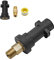 DERASL Adaptador de latón 1/4 y conector de pistola de espuma de plástico, el adaptador de pistola de espuma es adecuado para la lavadora de automóviles Karcher K series K2 K3 K4 K5 K6 K7 (1)