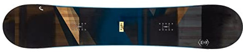 HEAD Unisex – Adult Rush Snowboard, schwarz, 156W