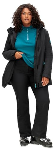 Sheego Damen Große Größen Skihose aus Softshell, Wasser- und Winddicht Ski sportlich -