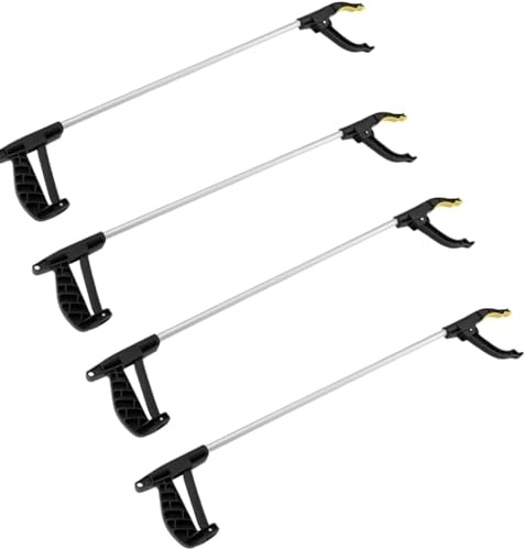 Garden Mile Litter Picker 75cm – Grabber Tool, Lightweight Aluminium Reaching Stick with Easy Grip Handle, Long Reach Pick Up Tool for Home, Garden & Outdoor Use
