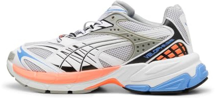 PUMA Herren Velophasis Bliss Trainer, White/Smokey Grey, 42.5 EU