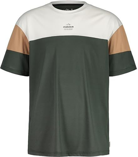 Maloja Herren ObereggenM. T-Shirt, deep forest multi, XL