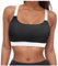 Top Bikini a Triangolo Donna Unlined Triangle Coppe Morbide Reggiseno Bikini Liscio Monocolorato Coppe Morbide con Ferretti Spiaggia Moda retrò