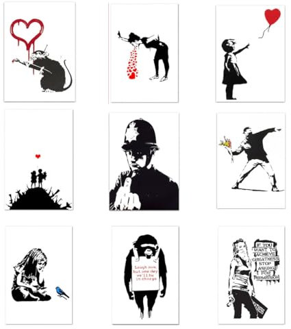 Aililong 9 Stück Schablonen, 21x30cm Wiederverwendbare Schablonen zum Malen auf Holzwänden und Stoffmöbeln - für DIY-Projekte und Heimdekoration