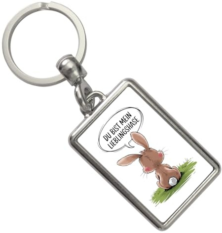 speecheese Du bist mein Lieblingshase Schlüsselanhänger Ostergeschenk - humorvoll und liebevoll