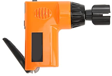 Taidda Petit Enrouleur de Cordes, Vitesse 15KHz, Batterie au Lithium, Guitare électrique Acoustique, Basse, Violon, pour les Amateurs de Musique (ORANGE)