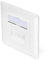 DIGITUS Toma de conexión Cat-6A - 2 puertos RJ45 - toma de red empotrada - alimentación vertical - compatible con diseño - blanco puro