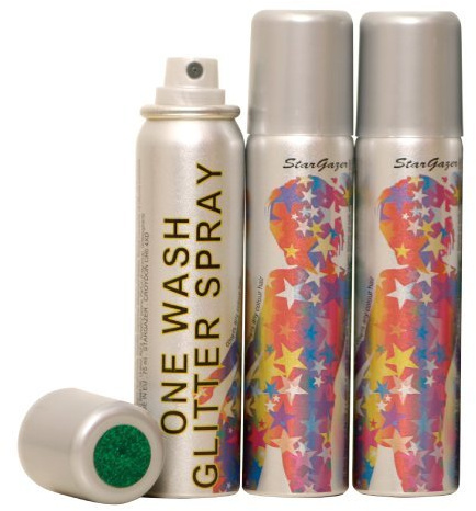 Coloured Lacquer Glitter Hair Spray Hologram/White 75 ml-sgs116