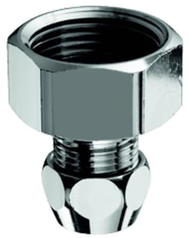Schell - Anschluss 3/4 verchromt 3/8 Schraube m Wasserzähler