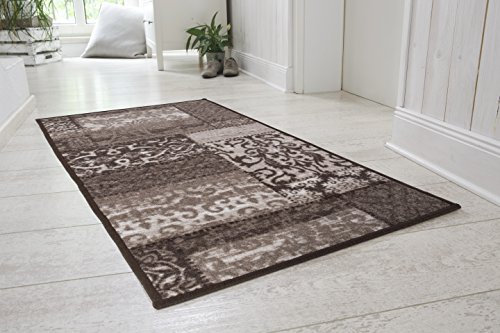 andiamo Designteppich Kurzflor Musterteppich, strapazierfähig, Ornament Taupe 160 x 230 cm Teppich