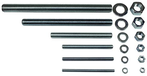 SN-TEC Ankerstangen | Gewindestangen | Verbundanker M8 bis M24 für Montagemörtel und Mörtelpatronen, verzinkt Länge von 110mm bis 300mm wählbar (M20 x 240mm, 2 Stück)