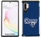 Schutzhülle für Samsung Galaxy Note 10 Plus – NFL lizenzierte Los Angeles Rams – Blau strukturierte Rückseite auf schwarzem TPU Skin