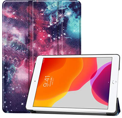 Lobwerk - Smart Cover per Apple iPad 10.2 Pollici 2019, con Funzione leggio e Auto Sleep/Wake Nero 01