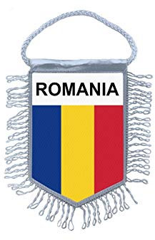 Akachafactory Wimpel mini Flagge Fahne flaggen miniflagge Rumänien