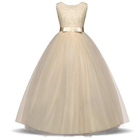 Princesa Poofy Flor niñas Vestidos cumpleaños Fiesta Cosplay Boda Desfile Fiesta Vestido Xc88311-charm