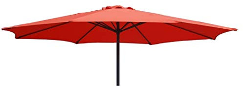 TFS PREMIUM Replacement Parasol Fabric Canopy for Standard & Cantilever Parasols (3m 8arm PREMIUM, Terracotta)