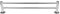 60 cm Simple/Double Bars Porte-Serviettes Chromé en Acier Inoxydable de Salle de Bain de Cuisine à Fixation Murale Cintre, Double Bar Double Bar