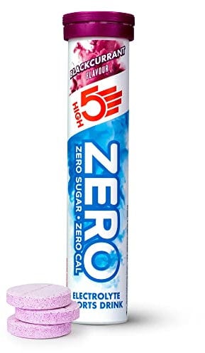 HIGH5 ZERO Electrolyte Tablet - Hydration Tablets Enhanced with Vitamin C - 0 Calories & Sugar Free - Boost Hydration, Performance & Wellness - Blackcurrant, 20 Tablets (20x, Pack of 1)