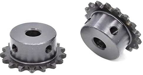 Piñón industrial Wheel1pcs 04c Cadena de engranajes 45 Acero 9-24 Dientes Piñón Industrial Rueda dentada Motor Cadena de transmisión Piñón, 16 dientes, 8mm